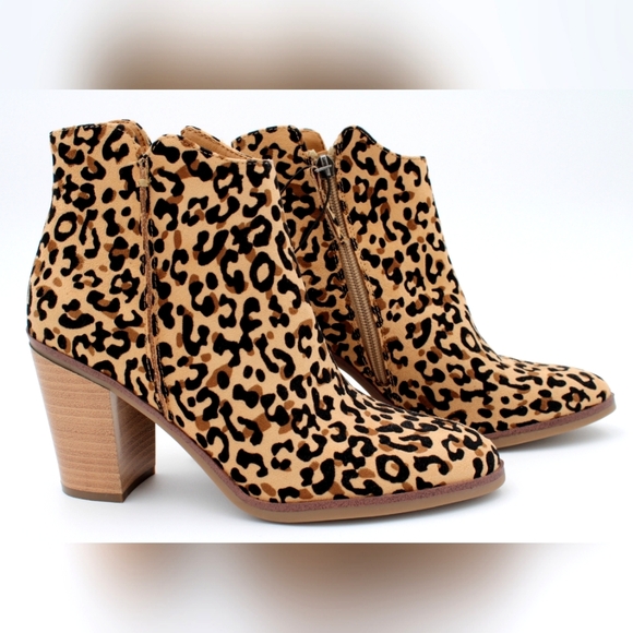 Maurices Shoes - Cheetah Print Ankle Boots (7)